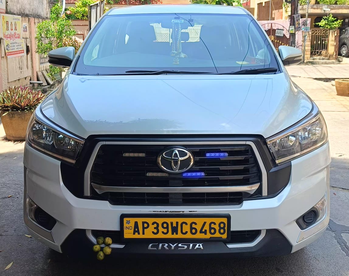 Toyota Innova Crysta taxi from Rover Car Travels Vijayawada